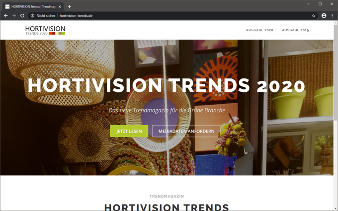 <b>HORTIVISION</b><br />Gartenbau Internet Guide